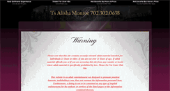 Desktop Screenshot of alishamonroe.com