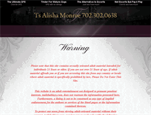 Tablet Screenshot of alishamonroe.com